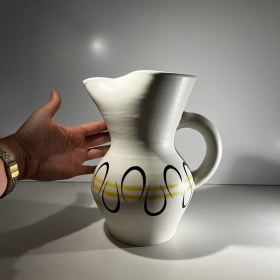 Pichet et Tasses en Céramique par André Baud pour Vallauris, années 1960, Set de 7 – Vaisselle, Ceramic (photo 4 of 14)