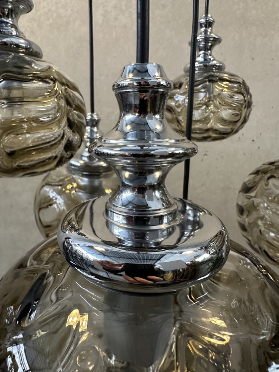 Image 1 of Vintage cascade hanglamp - Oberglas Austria