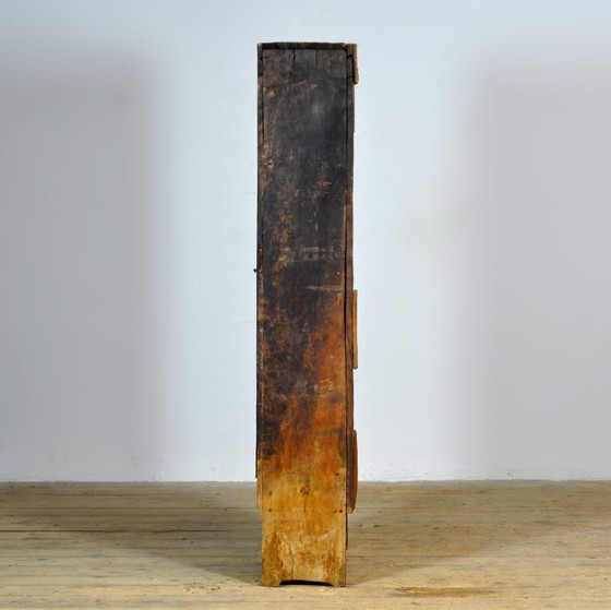 Image 1 of Beech Wabi-Sabi Cabinet, 1850s