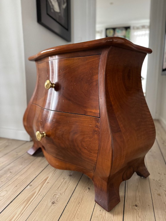 Image 1 of Cassettiere Valenti “Bruselas” – Design di lusso spagnolo 2004 – Dettagli in legno lucidato e ottone