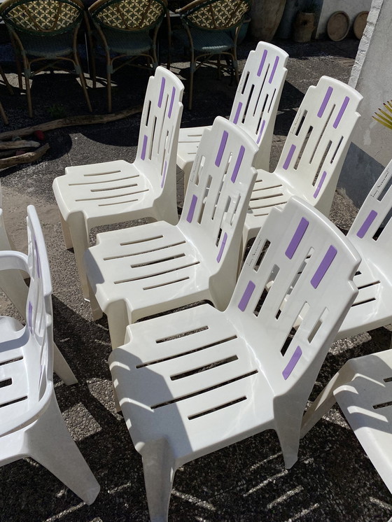 Image 1 of 9 sedie Pierre Paulin Mambo e Samba Henry Massonnet