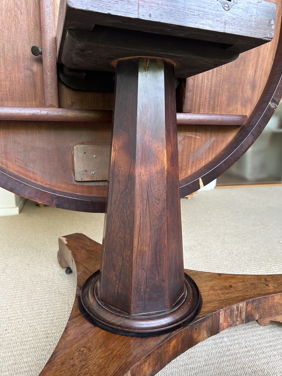 Image 1 of Antieke palissanderhouten tafel