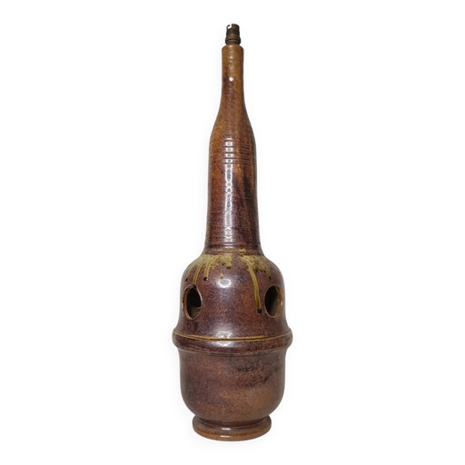 Steingutlampe aus Puisaye