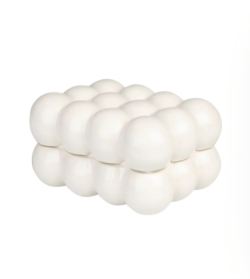 Bubbles box L beige from Zuiver