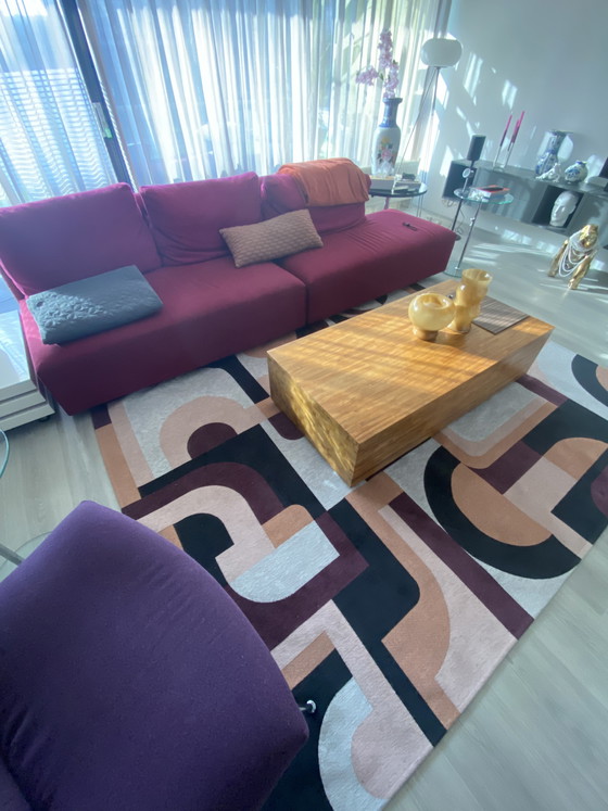 Image 1 of Louis De Poortere vloerkleed Pink Rohe - roze - 200x280cm