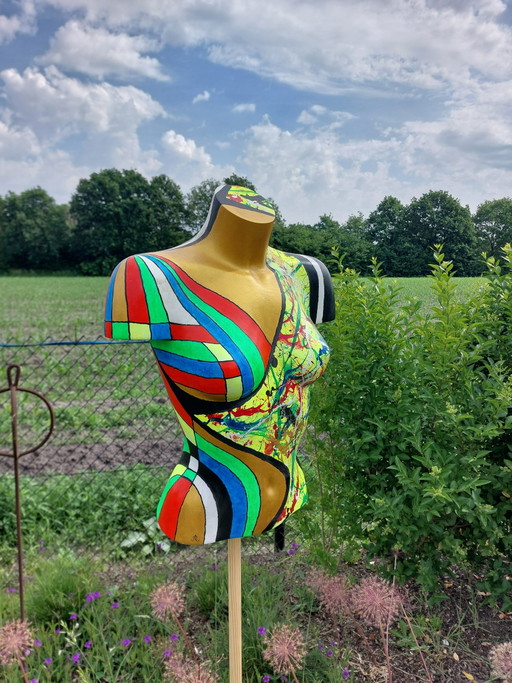 Unique Hand-painted Art Torso Ivana Rösslerová (Art Augenfreud) – No. 12-22