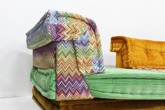 Image 1 of Divano Roche Bobois Mah Jong Missoni design di Hans Hopfer, set di 15