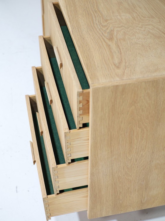 Image 1 of Sideboard with drawers vintage oak Danish 1960s