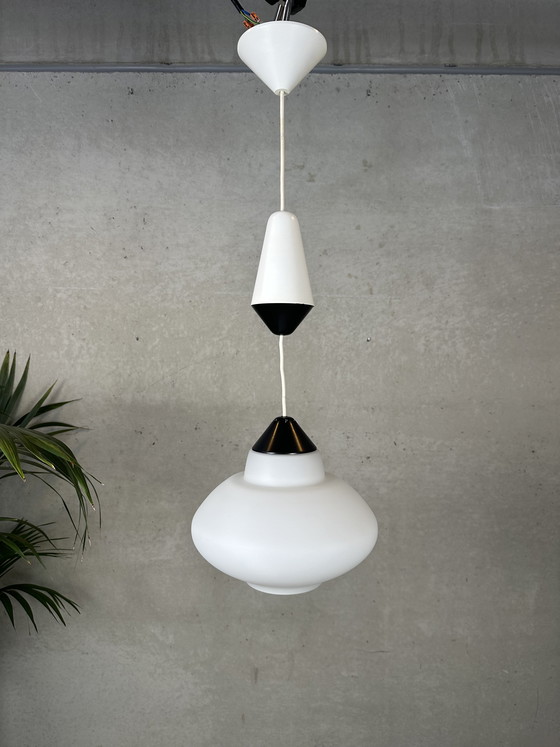 Image 1 of Vintage opaline hanglamp - Philips
