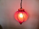 Venetiaanse lantaarn van rood mat Muranoglas