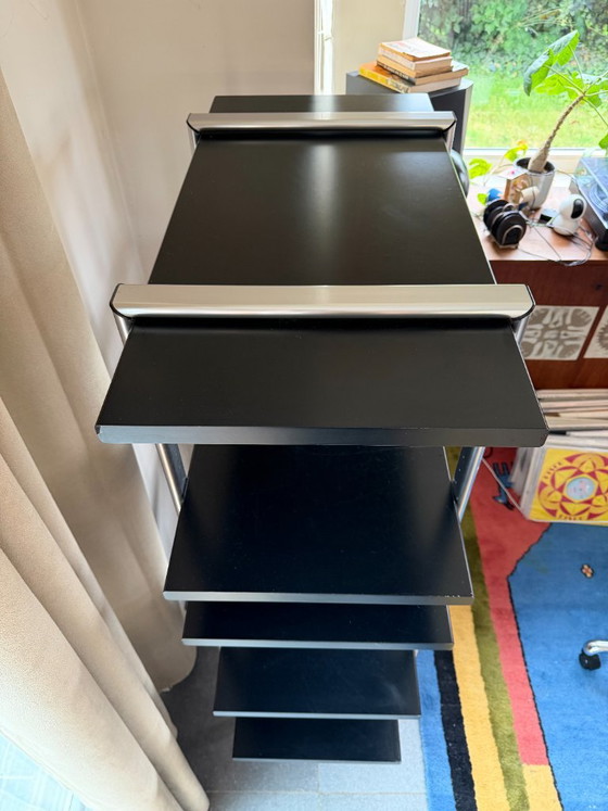 Mid Century Postmodern Interlübke Duo Kast – Wandkast, Metal, Wood (photo 4 of 12)