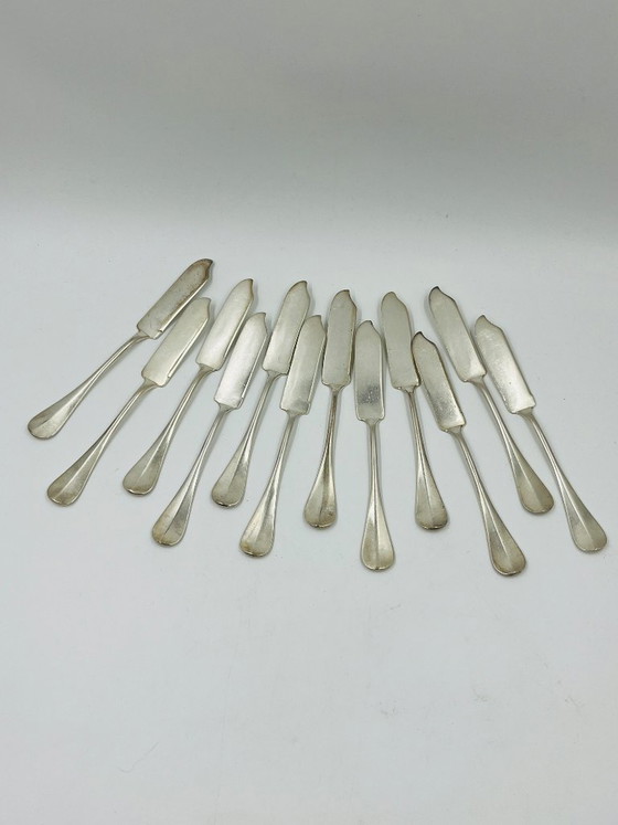 Lotto 12 Coltelli da Pesce Argentati Wiskemann – Set di posate, Metallo (photo 2 of 11)