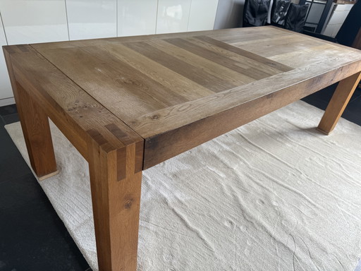 Linteloo VNU Table à manger Chêne massif 245Hx99Bx76H