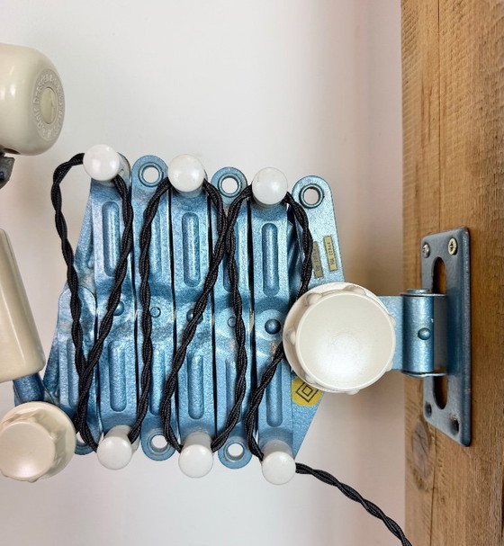 Image 1 of Industrielle Scherenlampe aus Ostdeutschland von Reif Dresden, 1950er Jahre