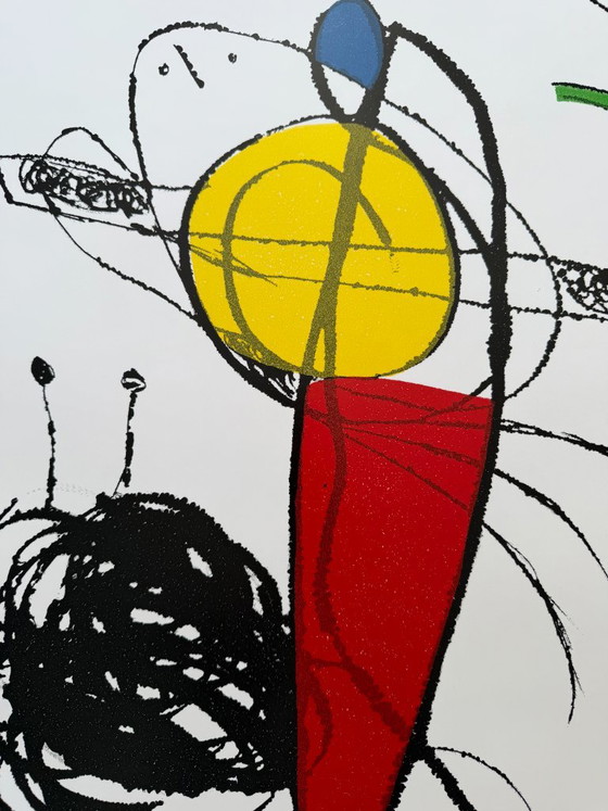 Joan Miró, Roland Garros, 1991, Vintage poster, gedrukt in Frankrijk – Paper (photo 5 of 6)
