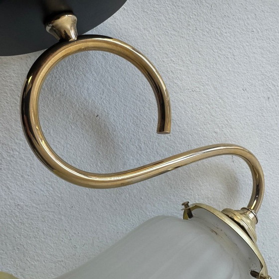 Image 1 of SET VAN 3 VINTAGE MEERKLEURIGE WANDLAMPEN