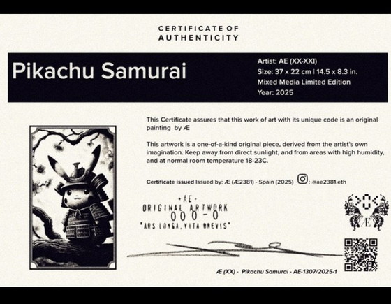 Exclusieve Pokémon Kunst: Pikachu samurai – Schilderijen & Tekeningen, Anders (photo 4 of 6)