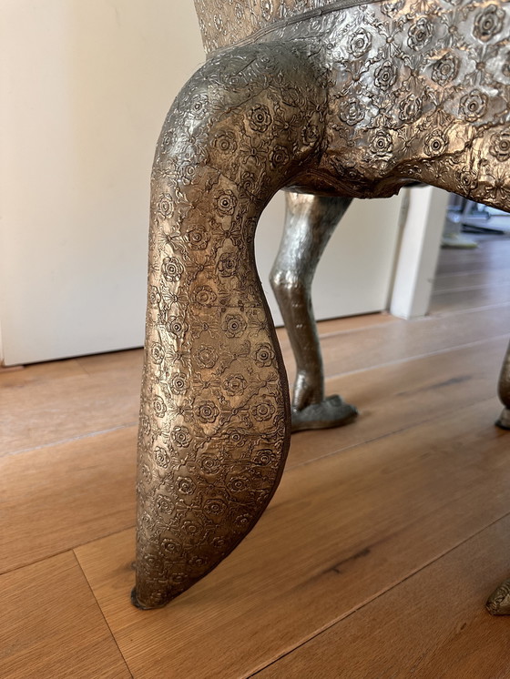 Image 1 of Chaise en forme de paon 1870-1890