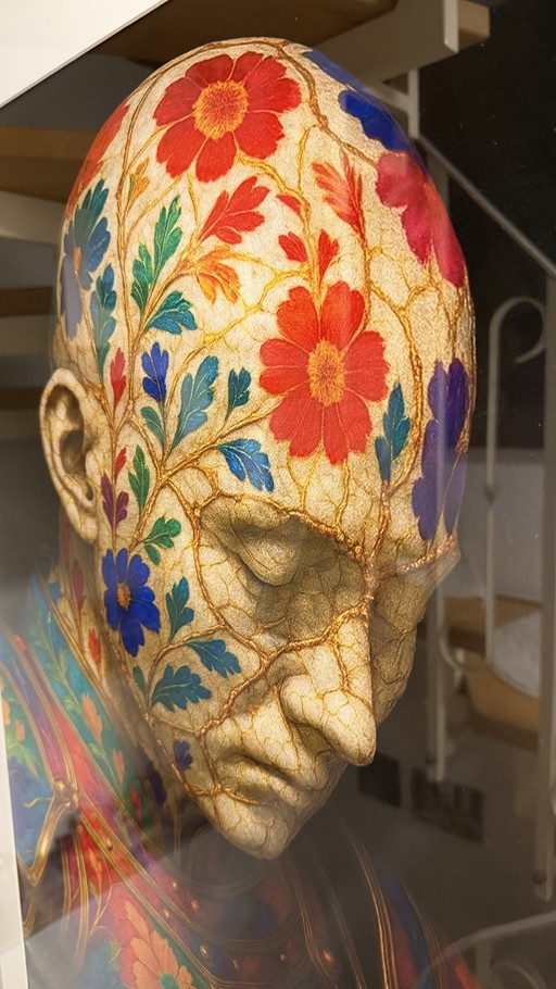 Kintsugi Samurai Rainbow Warrior by Rotan Hunt Mural