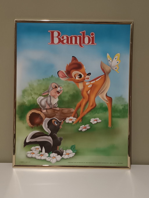 Disney Kader Bambi – wanddecoratie, Paper, Metal