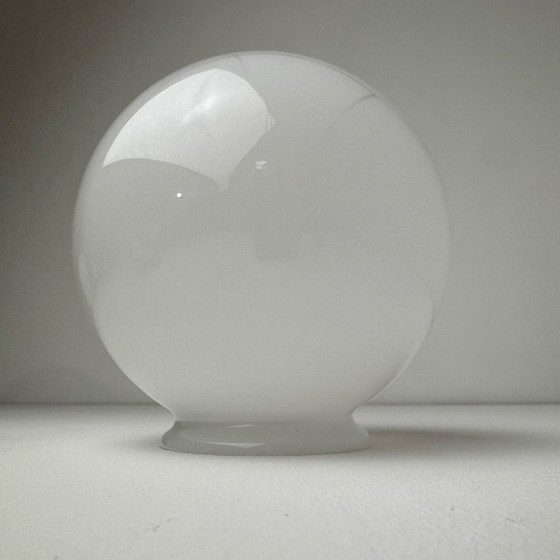 Image 1 of Pair of antique vintage opaline wall sconces