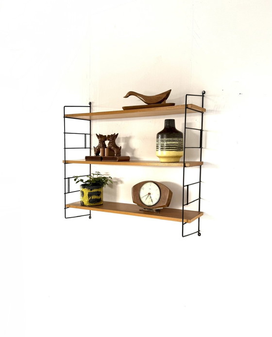 Image 1 of Vintage beech wood wall rack, WHB Germany ‘60