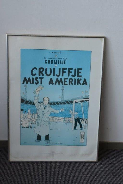 Kunstdruck Cruyffje vermisst Amerika