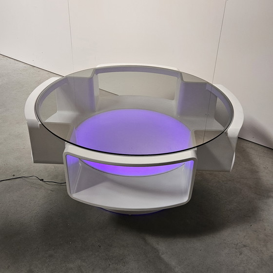 Image 1 of Tavolino da caffè Space Age Curver, illuminato