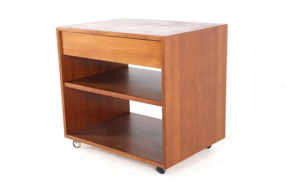 Image 1 of Double-sided side cabinet with drawer 'Menzin' vintage