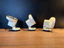 3x vintage Philips spotlight / wall lamp