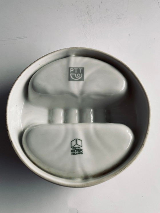 Image 1 of Original PTT ashtray by Mosa – 1960s – functional vintage ceramic