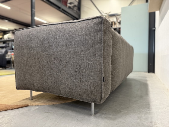 Image 1 of Gelderland 6400 Sofa 3 Seater Kvadrat Moss fabric 230