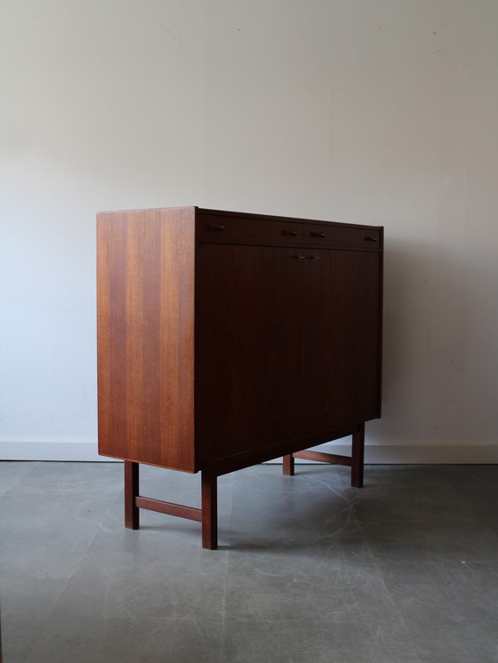 Image 1 of Vintage Swedish teak wall cabinet by Ulferts Tibro