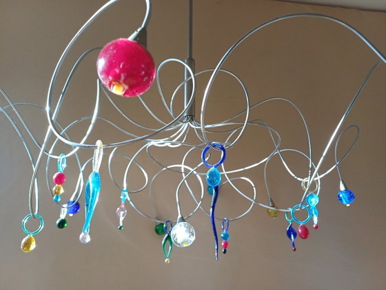 Image 1 of Harco Loor Design Lamp Strawberry Sweet 12 Murano Bolletjes