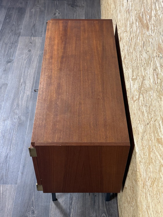 Image 1 of 60er 70er Jahre Teak Sideboard Kommode Schrank Rego Mobile Danish Modern Design