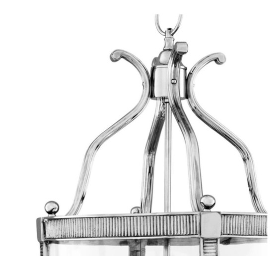 Image 1 of Lampada a sospensione di lusso Casa Padrino - Lampadario a calice/lanterna