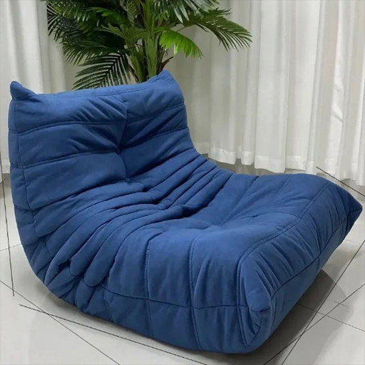 Open haard stoel, bank, zitzak voor volwassenen, luie vloerbank, enkele zitzak, vloerbank voor de woonkamer