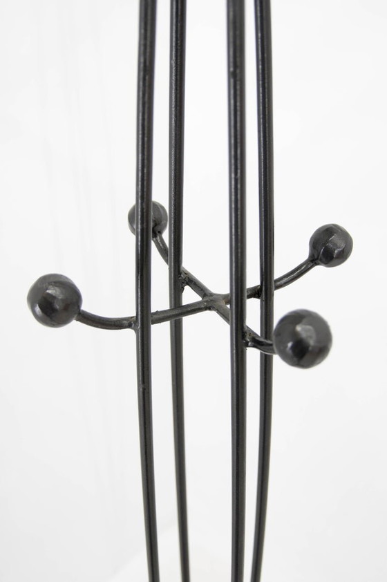 Image 1 of Vintage Italian Iron Coat Rack 1980s
