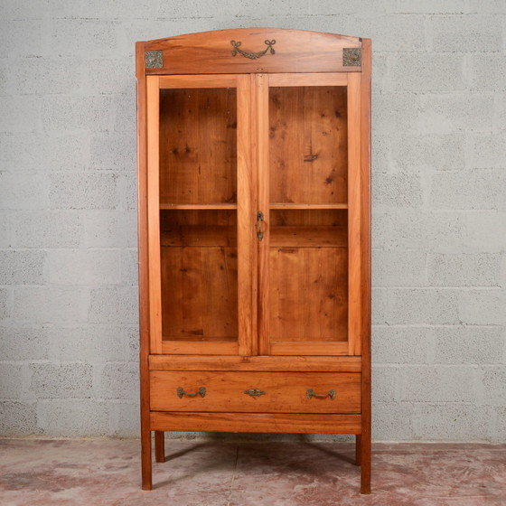 Libreria vetrina Art Nouveau – Vetrine, Legno, Vetro (photo 6 of 17)