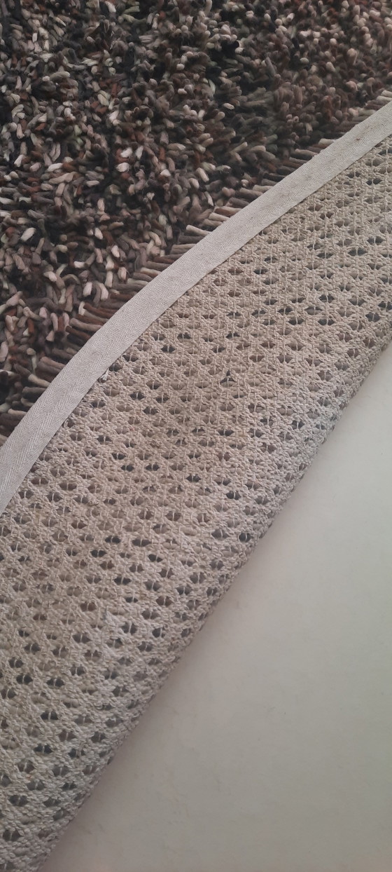 Image 1 of Design Round Wool Browning Rug 3 Meter