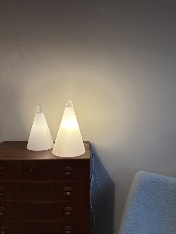 Image 1 of ¡Ilu di Vetro Iceberg Piramide TeePee XL & L Tafellamp!