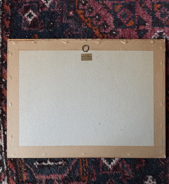 Image 1 of Natura morta ad acquerello di fiori antichi