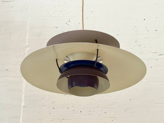 Image 1 of Rara lámpara colgante PH 5 de Poul Henningsen para Louis Poulsen, Dinamarca, años 70