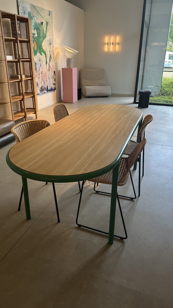 Image 1 of Oval table Valerie Objects - green