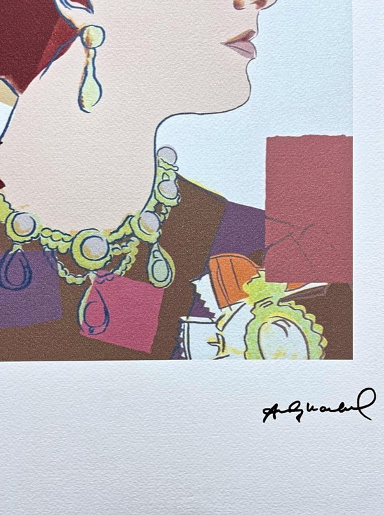 Naar Andy Warhol, Koningin Margrethe, jaren 1980, Lithografie – Litho's & Zeefdrukken, Paper (photo 4 of 7)