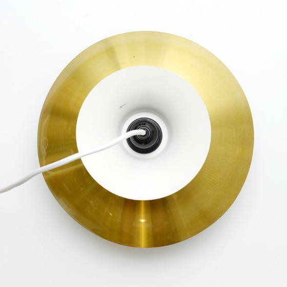 Image 1 of Lampe vintage en laiton, Danemark, années 1970