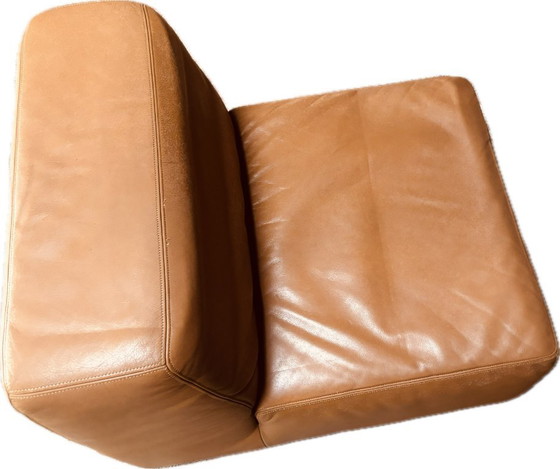 Image 1 of 5x sedile vintage (1970) in pelle, modulare _ DURLET