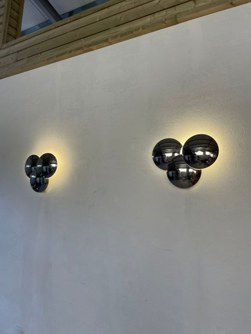 2 Wandleuchten Gioffredo Reggiani