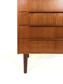 Vintage XL Danish teak chest of drawers '60
