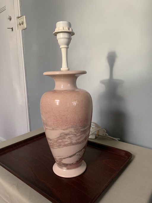 Robert de Schuytener Alter Mono table lamp, pink ceramic